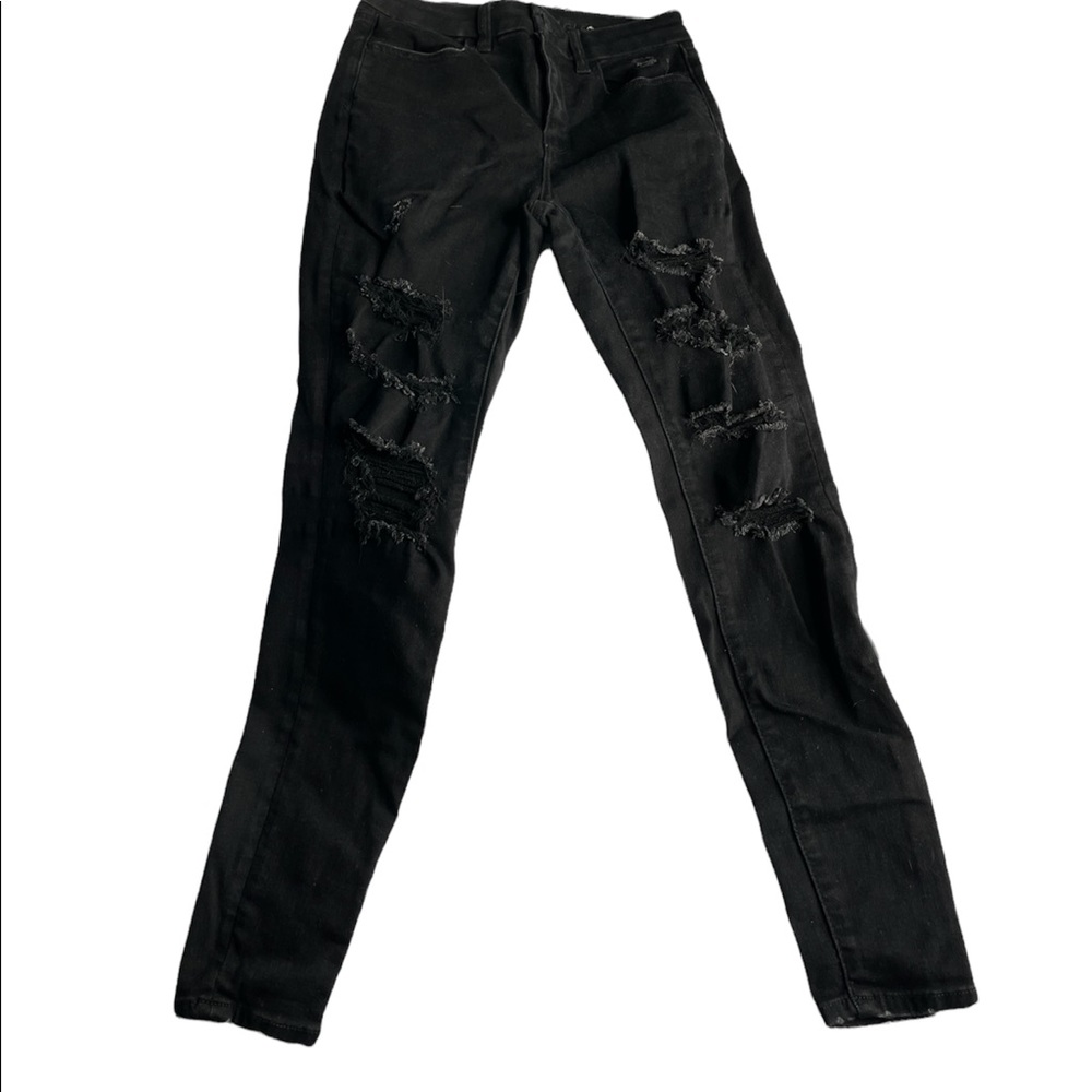 American Eagle ripped skinny jeans
